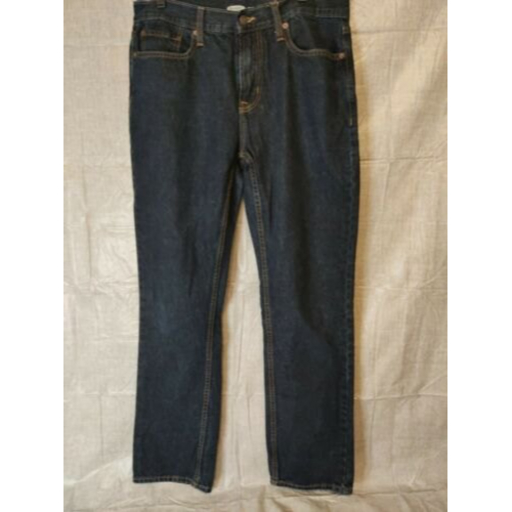 Old Navy Men’s Regular Fit Straight Leg Blue Denim Jeans Medium Wash Size 33x32